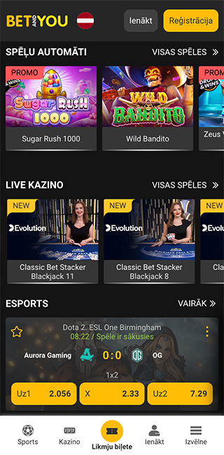 Betandyou Mobila Lietotne