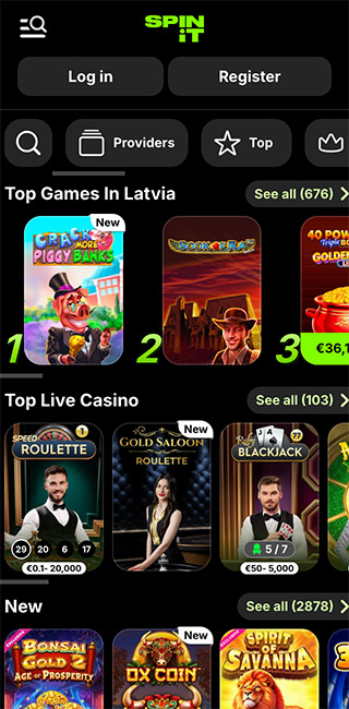Spinit Mobila Lietotne