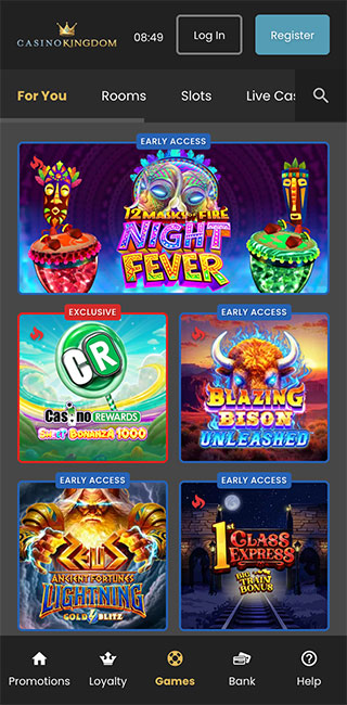 Casino Kingdom Mobila Lietotne