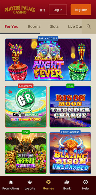 Players Palace Casino Mobila Lietotne